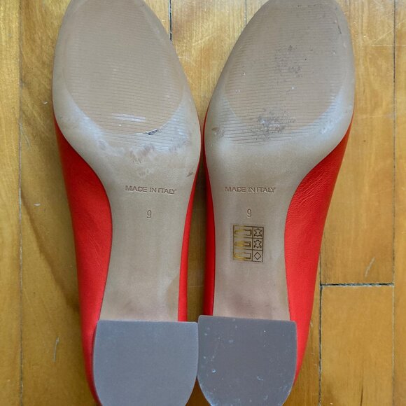 Everlance The Italian Leather Day Heel Red size 9 - Picture 6 of 6